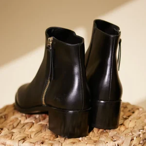 Bottines en cuir