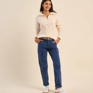 Pantalon cargo taille haute