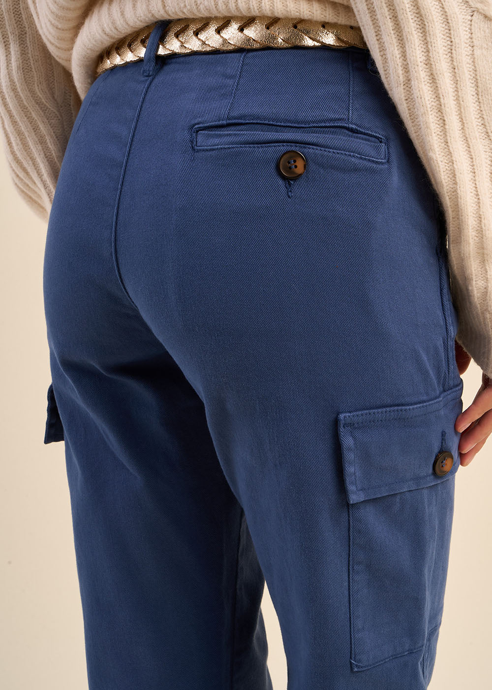 Pantalon cargo taille haute – Image 4