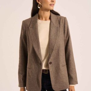 Veste à chevrons
