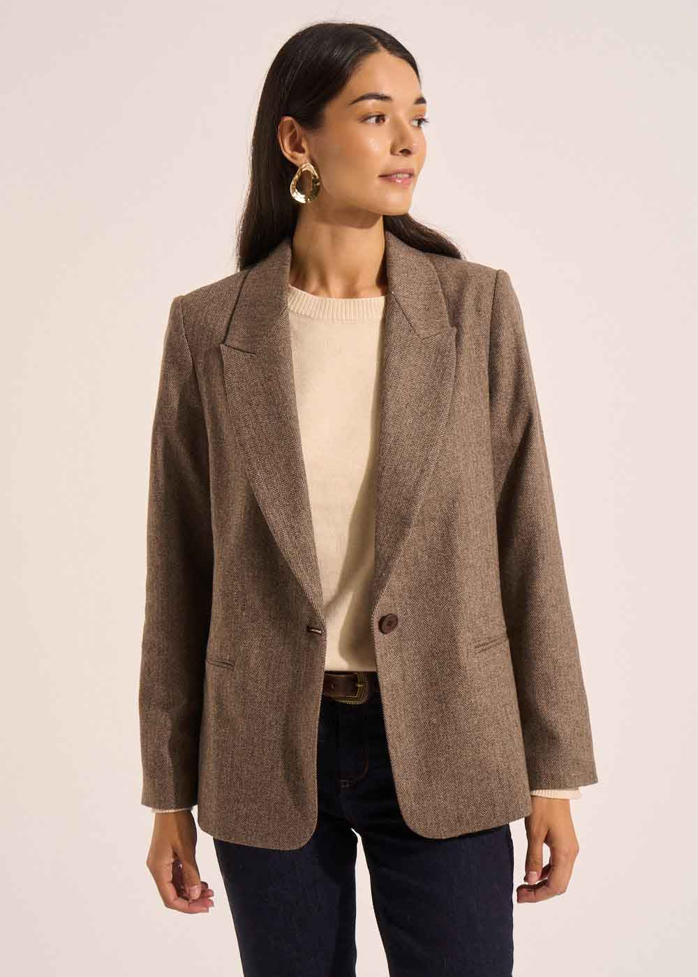 Veste à chevrons
