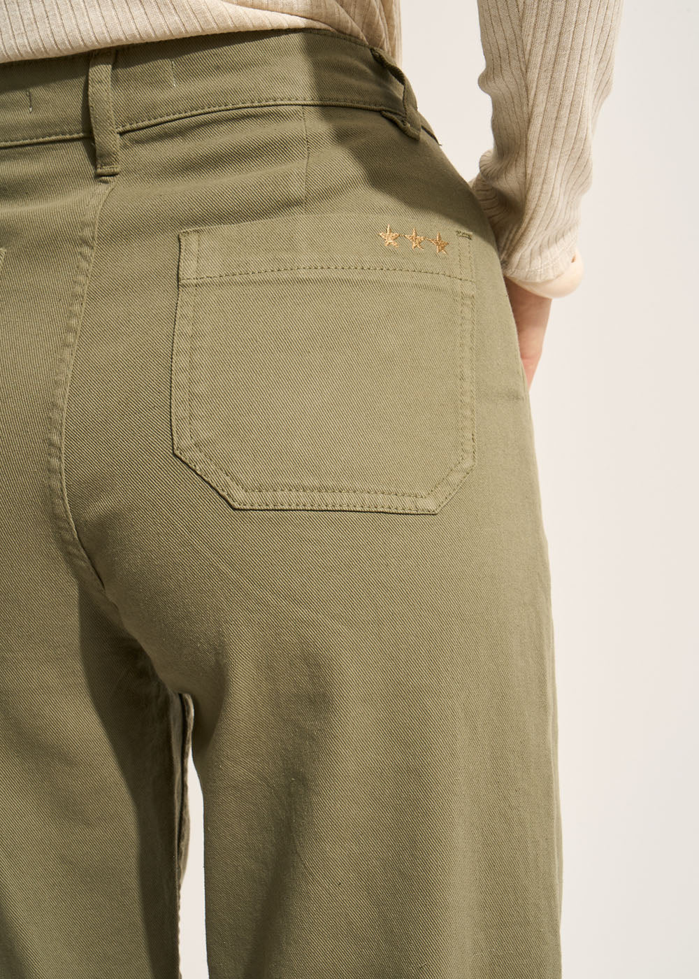Pantalon coupe large en coton – Image 7