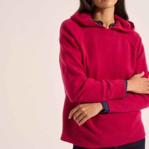 Hoodie à capuche en cachemire