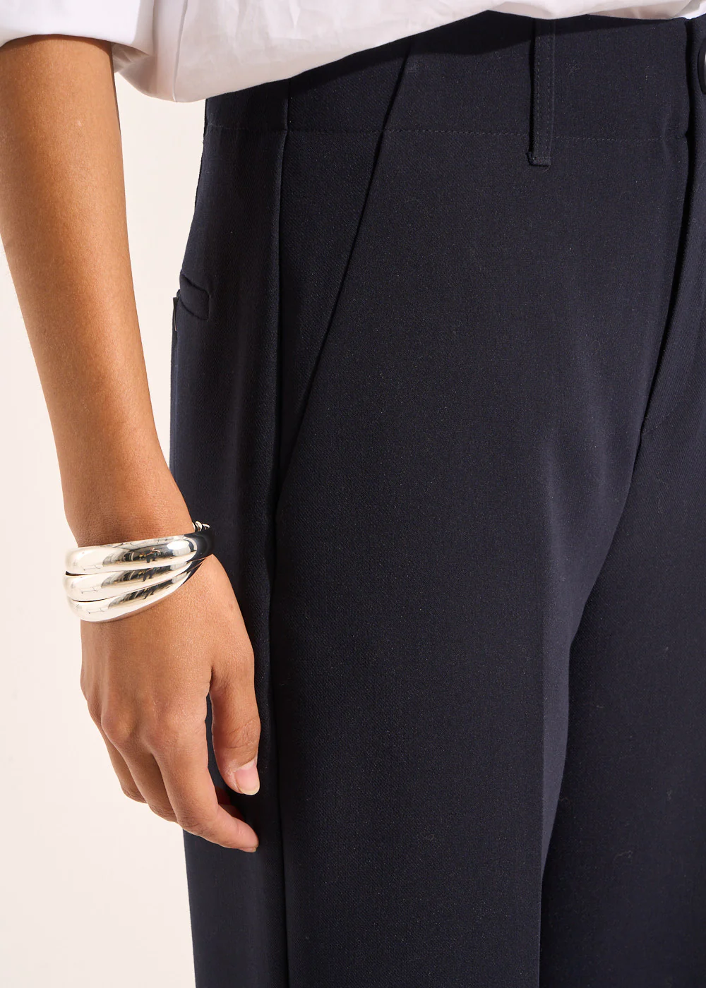 Pantalon de tailleur droit