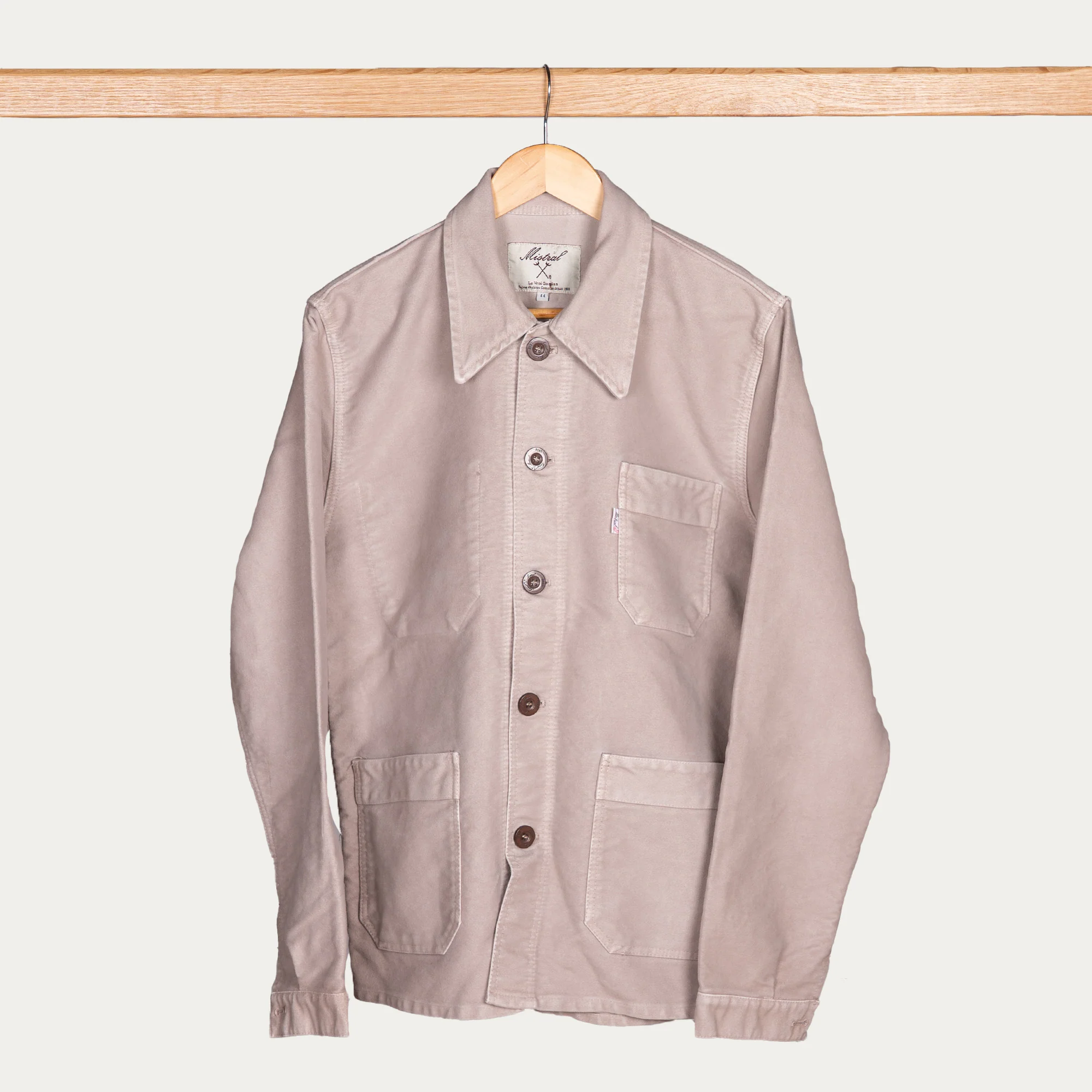 VESTE BOURGERON MOLESKINE Argile Unisexe