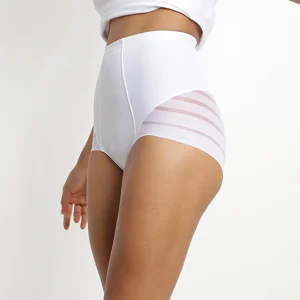 Culotte ventre plat taille haute blanche Dim Silhouette Elegance