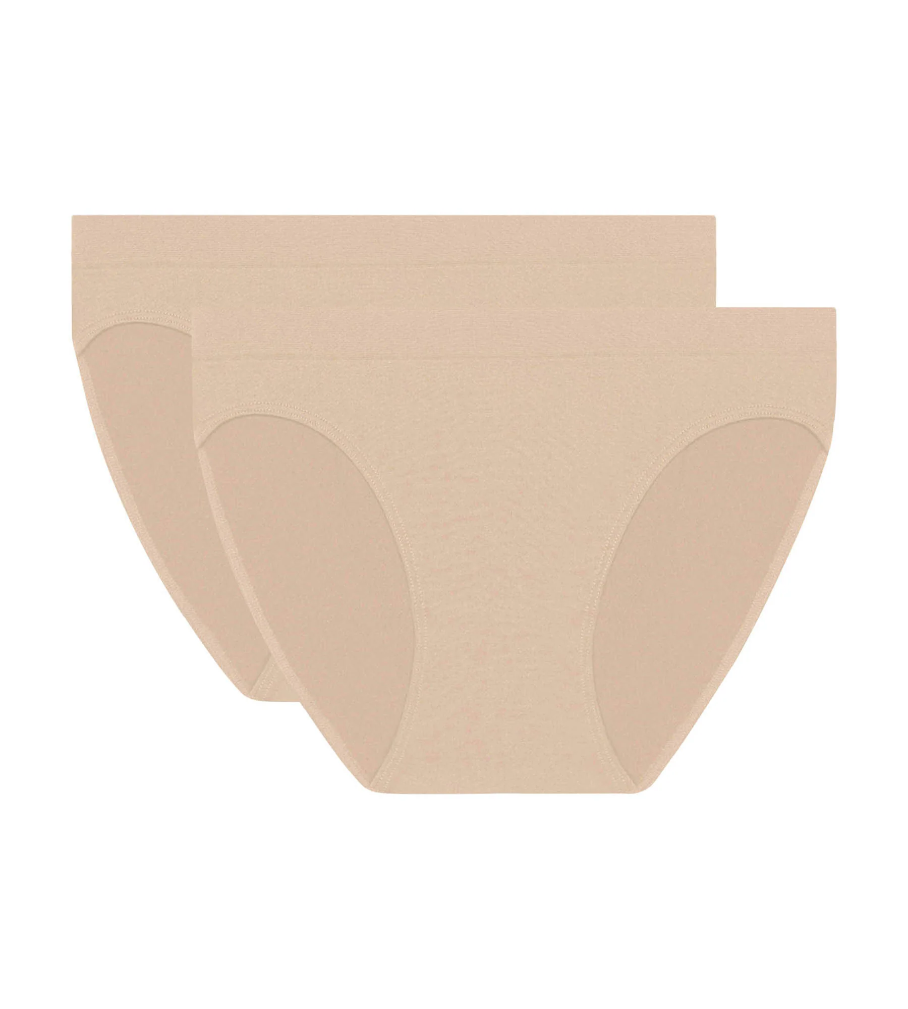 Lot de 2 slips femme en microfibre Chair sans couture Dim Les Pockets – Image 4