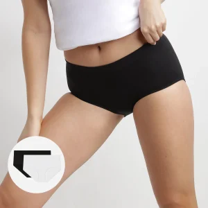 Lot de 2 boxers Femme noir et blanc - Les Pockets