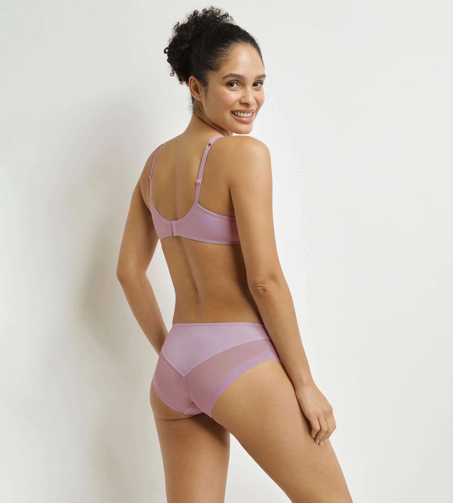 Culotte femme semi-transparente Violet Passé Dim Generous – Image 4