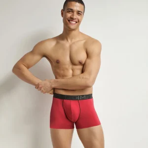 Boxer homme en coton modal à ceinture contrastée Rubis Dim Classic