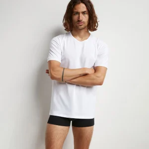 Lot de 2 Tshirts homme thermorégulateur à col rond blanc Regul Activ