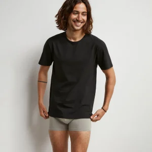 Lot de 2 Tshirts homme thermorégulateur à col rond noir Regul Activ