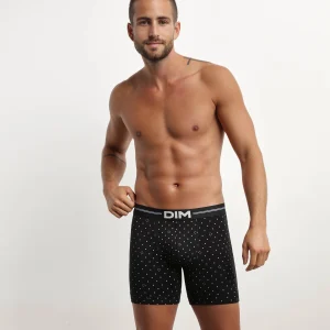 Boxer homme en coton modal à motif logomania Noir Dim Icons Essentiel