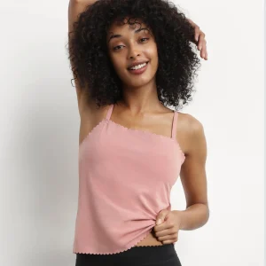 Top femme en coton stretch sans couture Rose Ombre Body Touch Easy