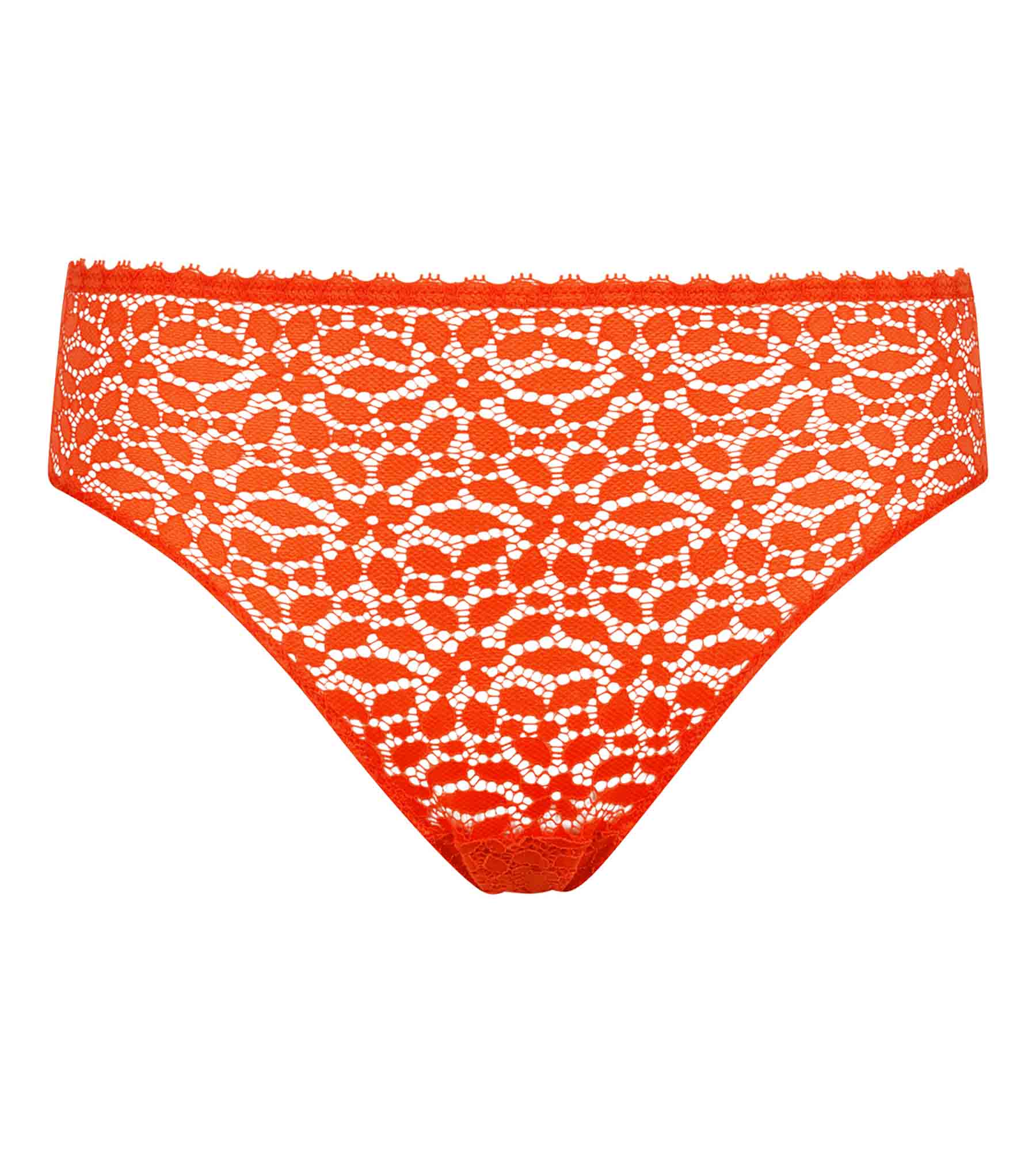 Culotte en dentelle florale ajourée Rouge Feu Daily Dentelle – Image 5