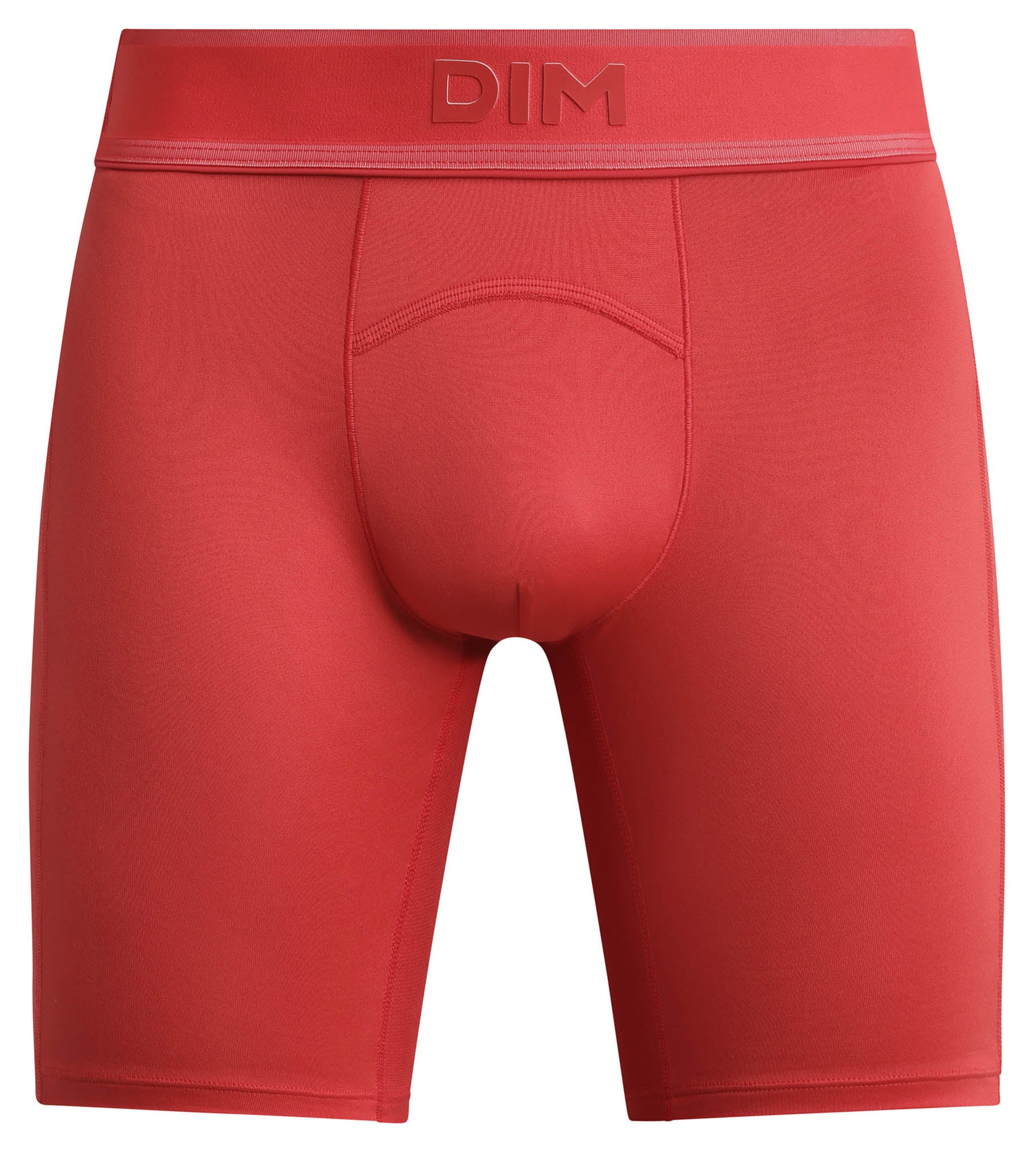 Boxer de sport long homme en microfibre et mesh Rouge Alerte Dim Move – Image 5