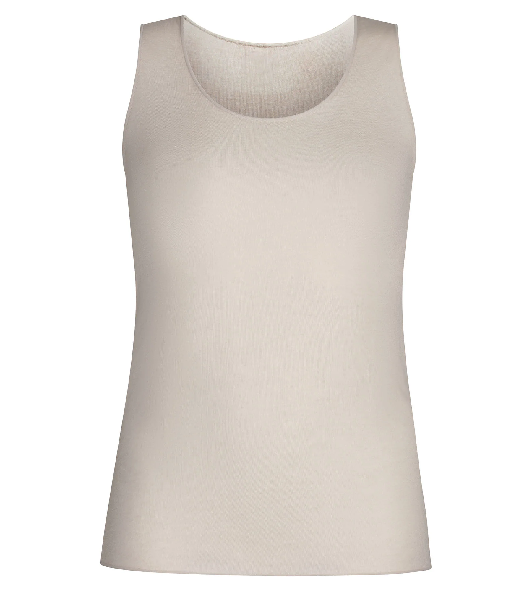 Débardeur femme en modal et cachemire Beige Light & Warm – Image 5