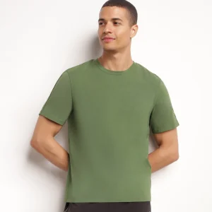 T-shirt de sport homme thermorégulateur en jersey Kaki Dim Move