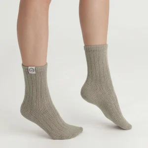 Chaussette femme Fungi côtelée Dim x Ines de La Fressange