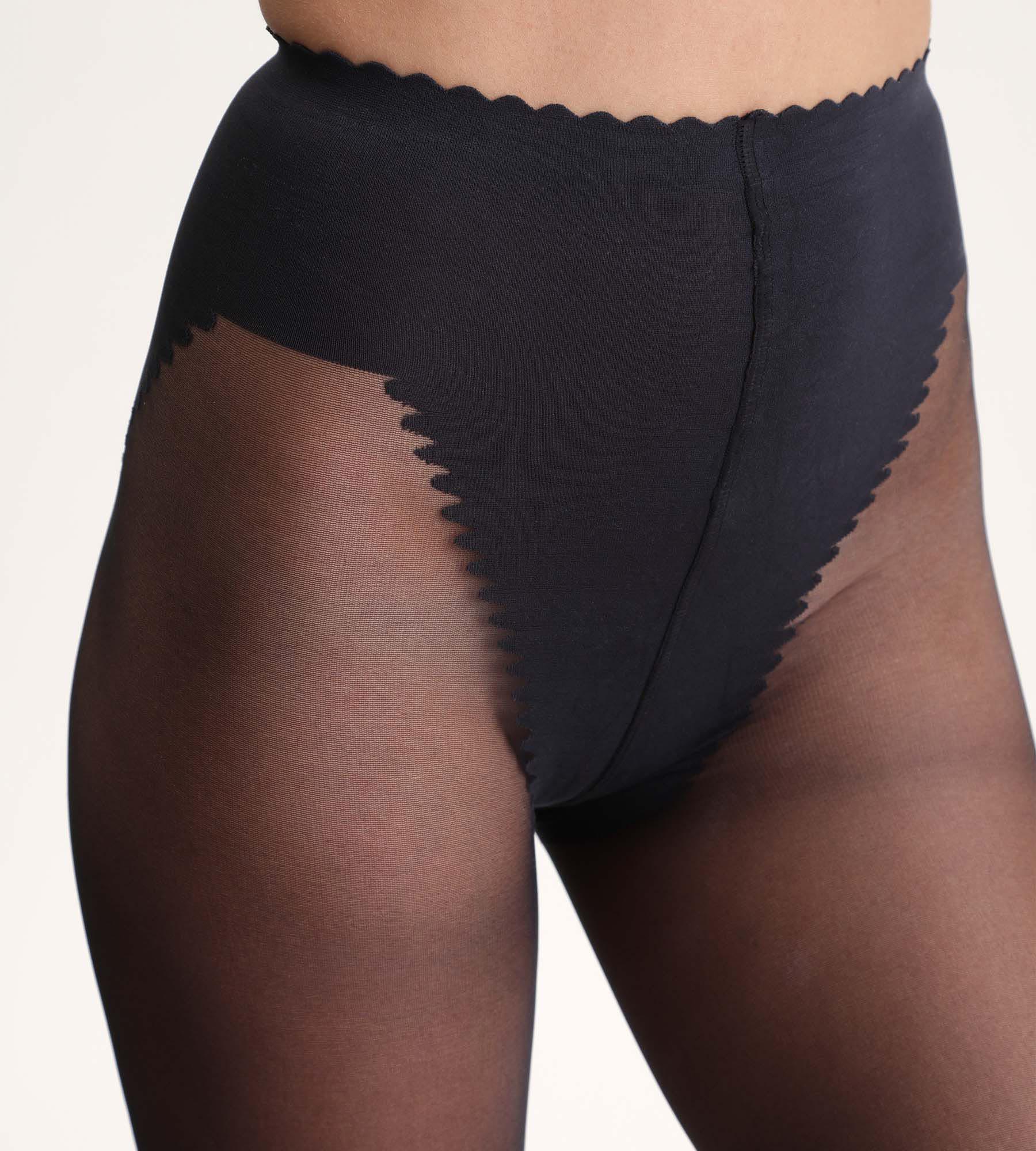 Collant noir Body Touch Ventre Plat 20D