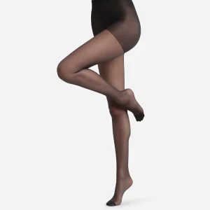 Collant noir Diam's Voile Galbé 22D