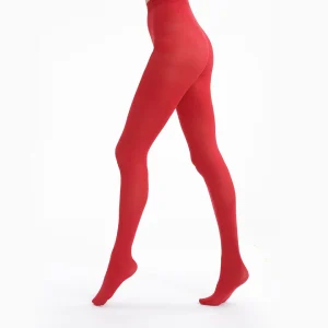 Collant opaque velouté rouge intense  50D Style