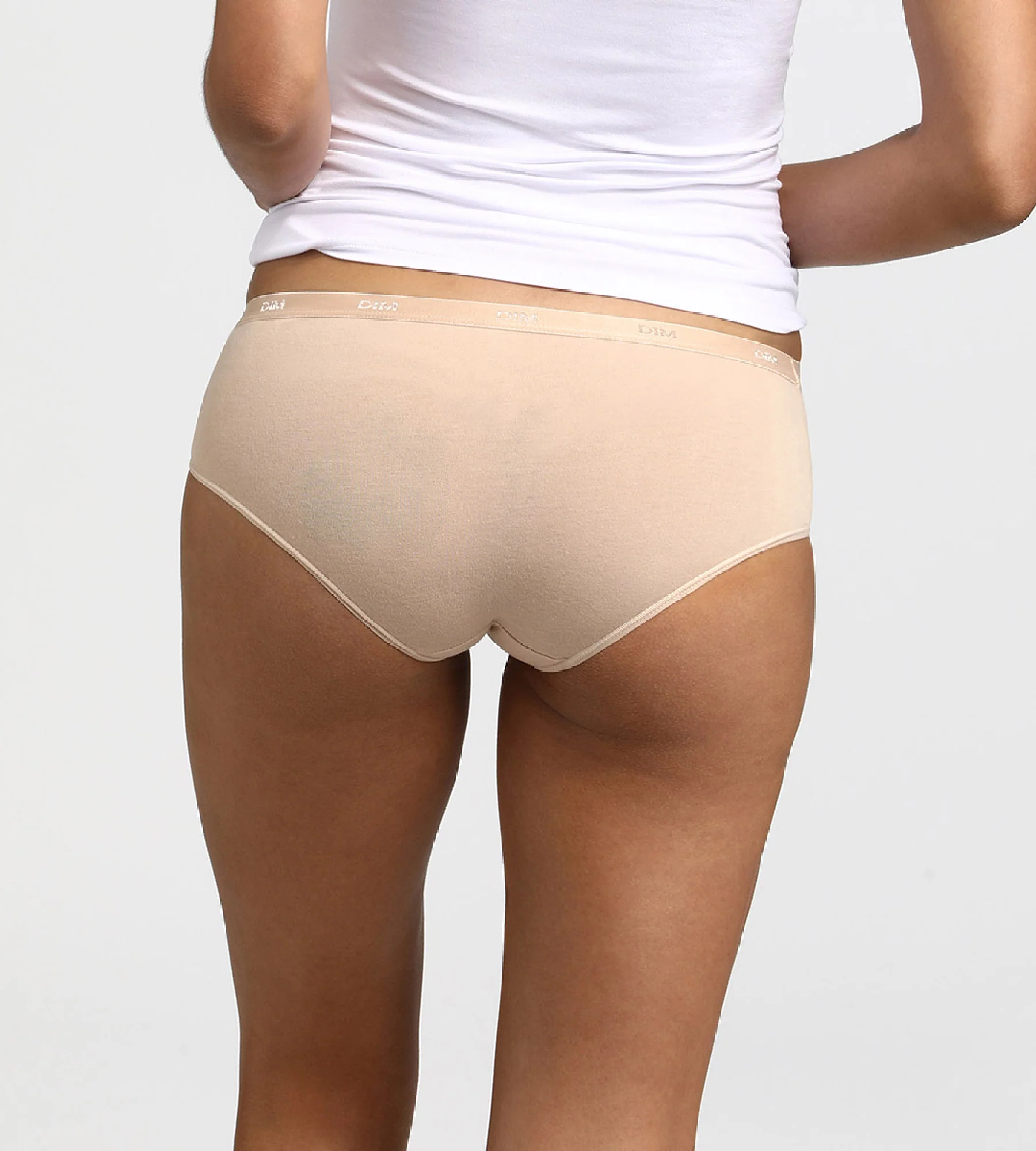 Lot de 3 Boxers blanc/peau/noir Les Pockets Coton