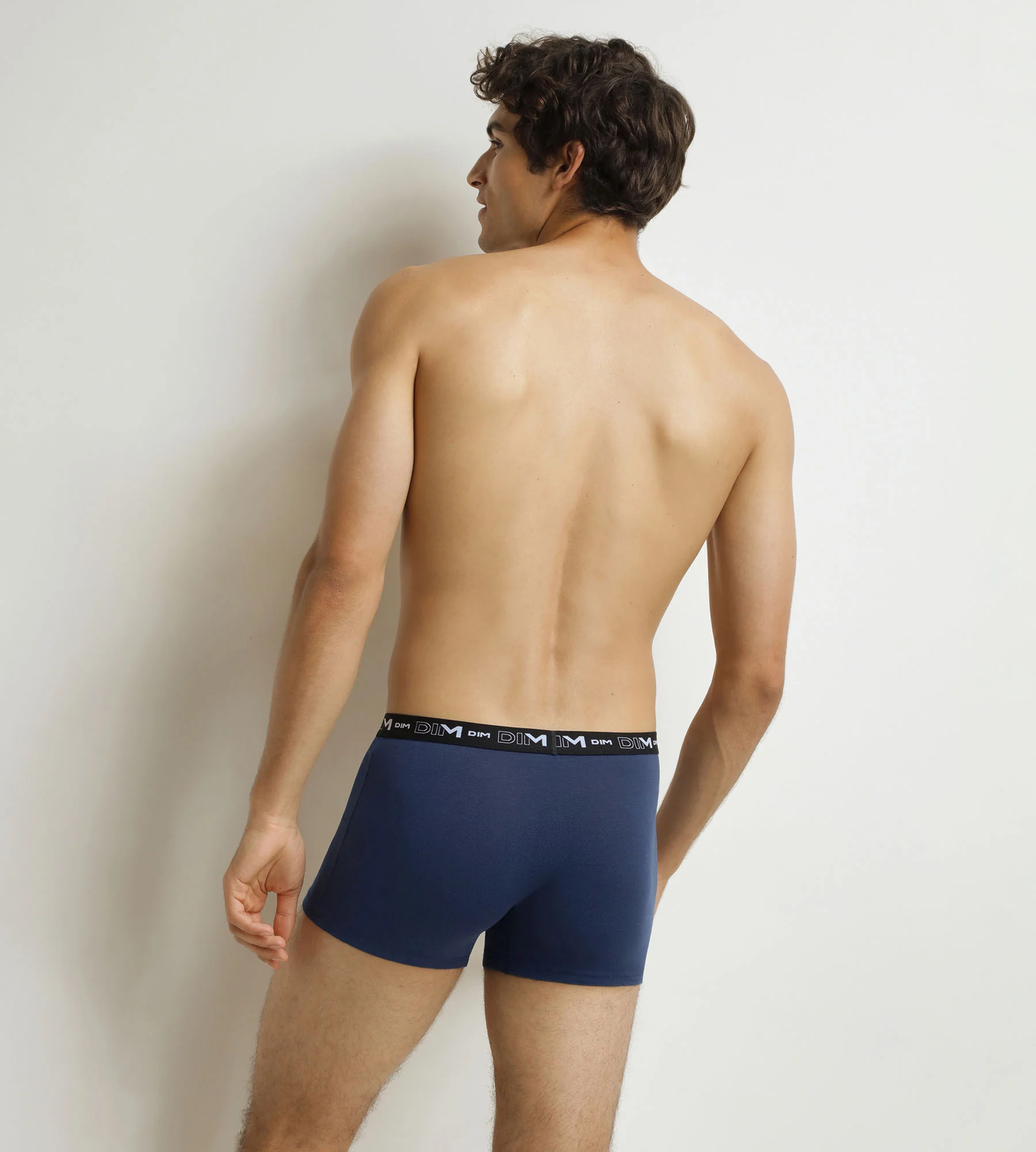 Lot de 3 boxers homme Corail Ocre Nocturne Coton Stretch