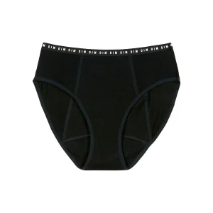 Culotte de règles pour fille en coton bio Flux Moyen Noir My Protect