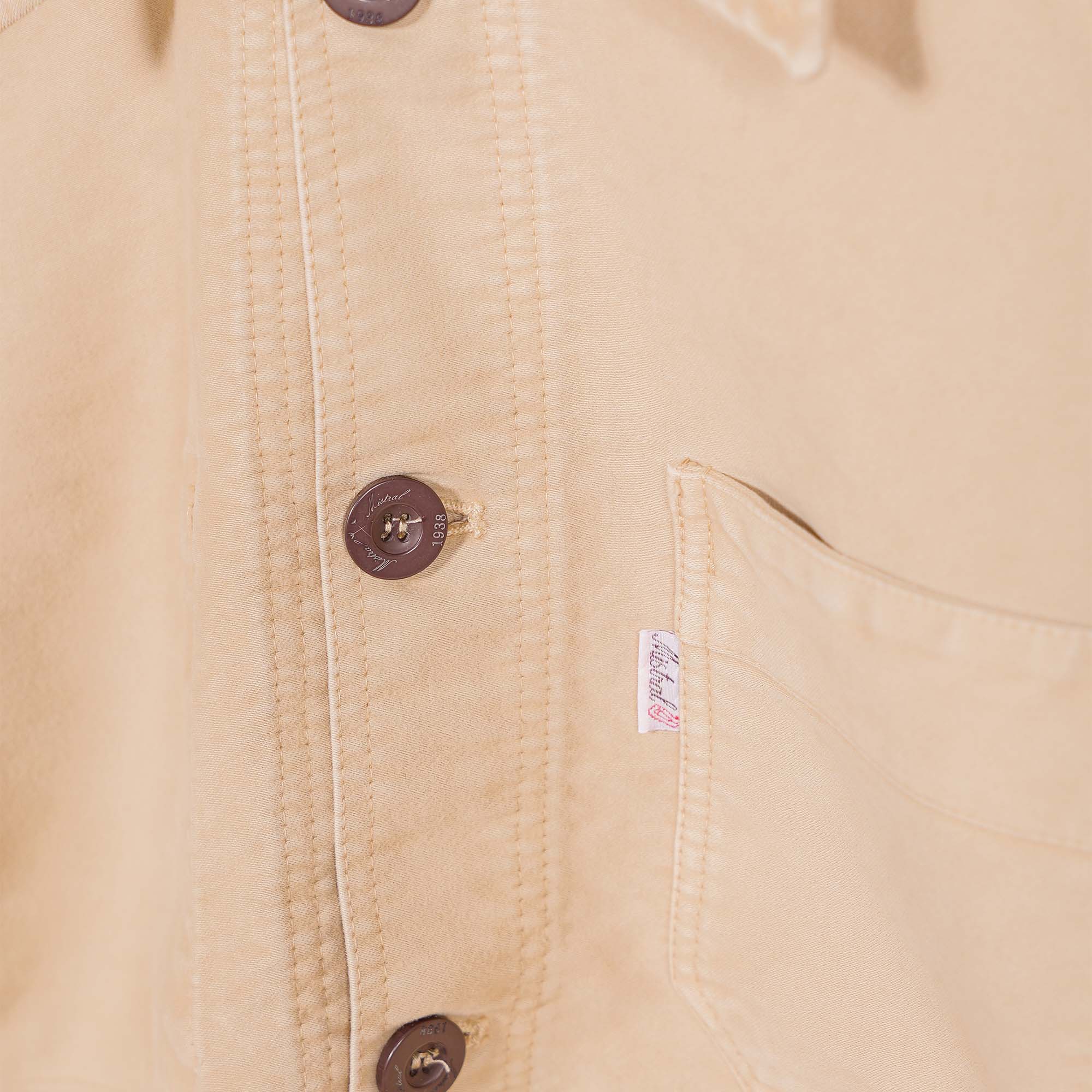 Veste Bourgeron Moleskine SABLE UNISEXE