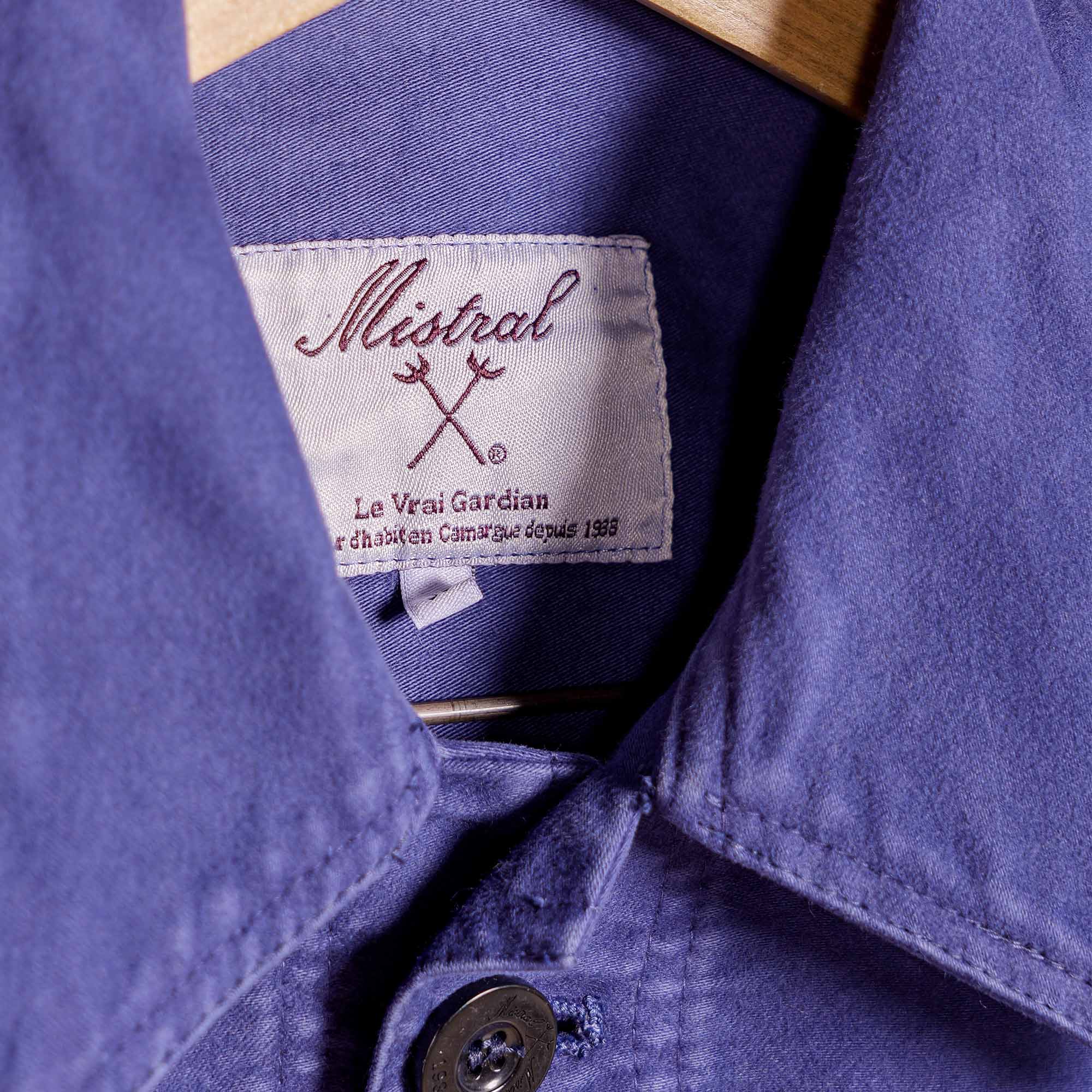 Veste de Travail Bourgeron Moleskine INDIGO UNISEXE