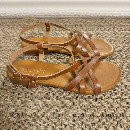 Sandale 108 Camel Donna Lucca