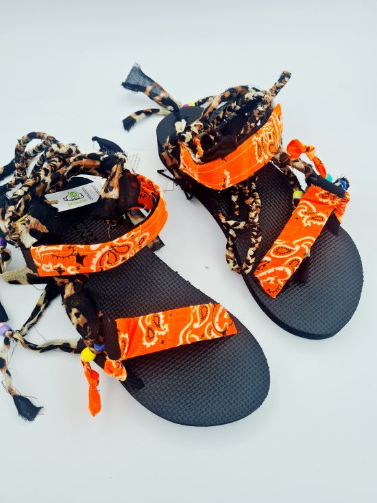 Sandale Trekky Fluo Leopard Print Arizona Love