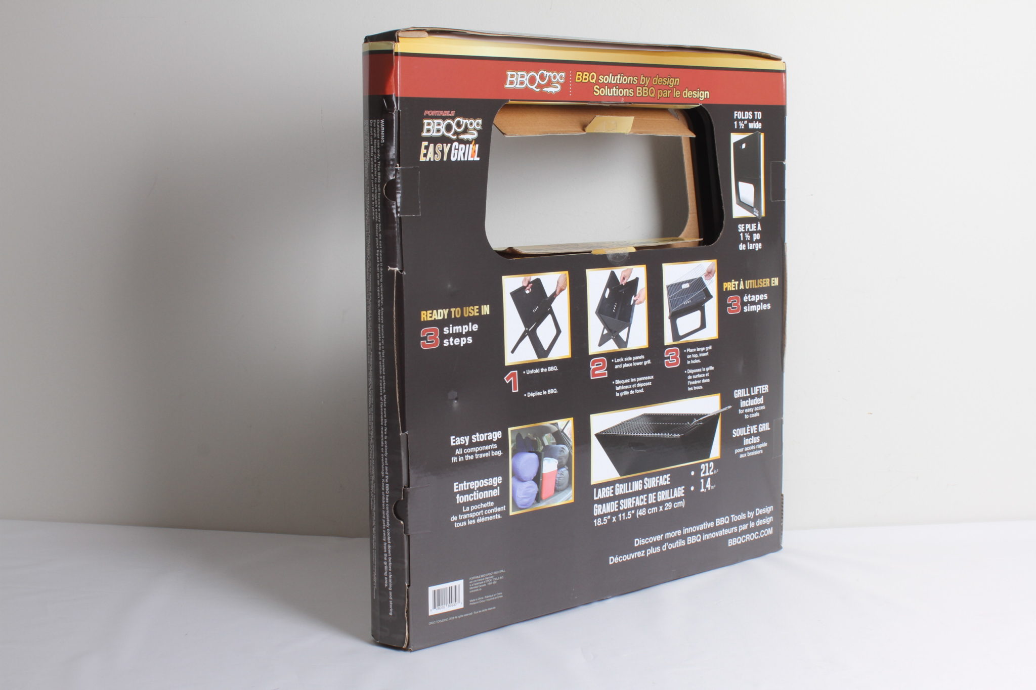 Barbecue pliant Croc Easy Grill