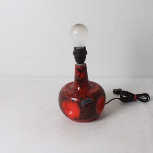 Pied de lampe tourné à la main
