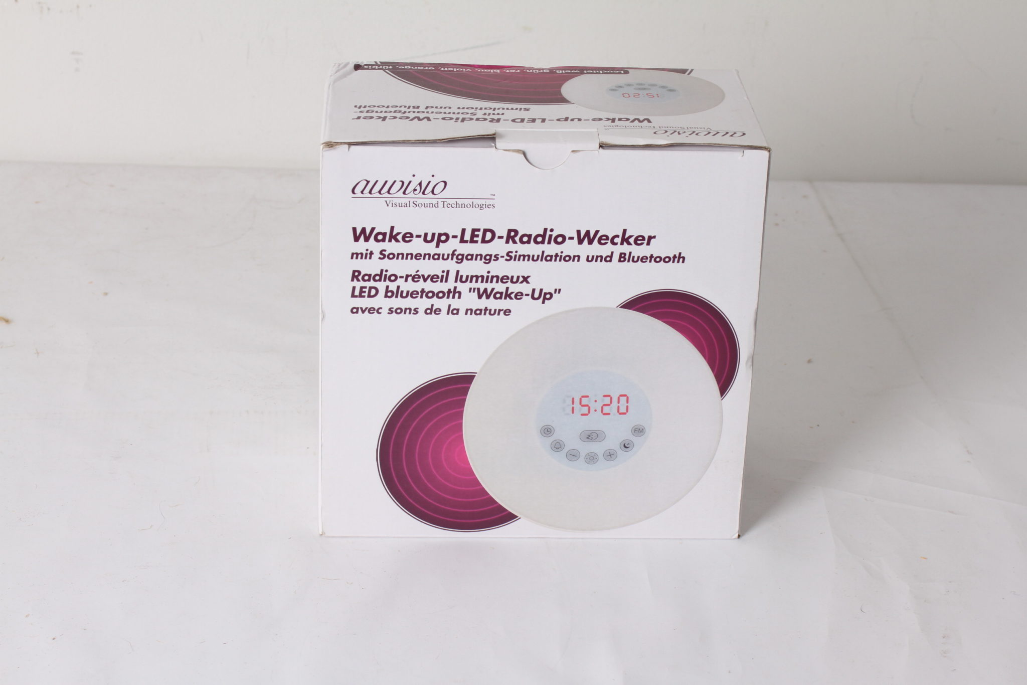 Radio réveil lumineux – Auvisio – Image 3