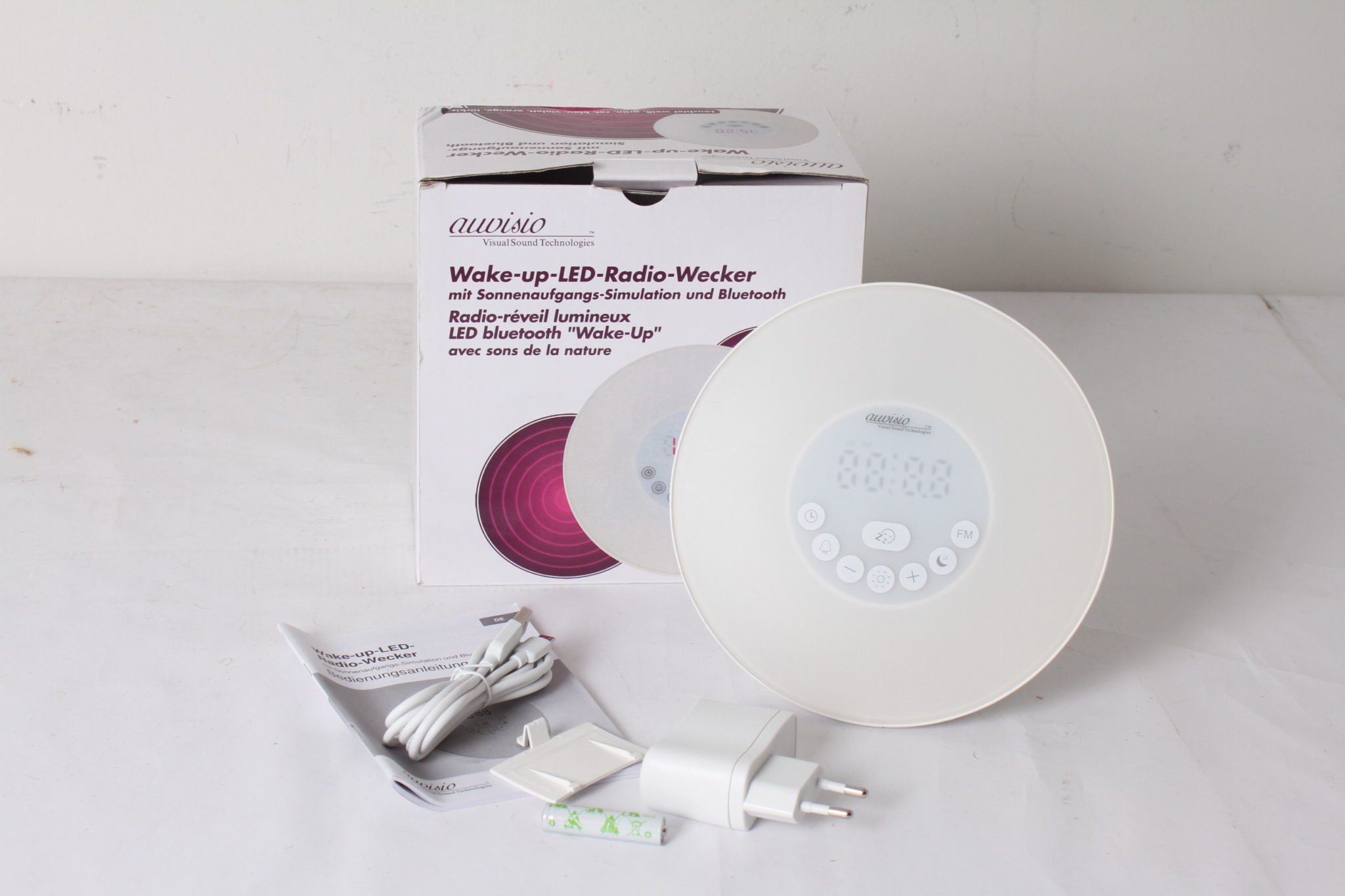Radio réveil lumineux – Auvisio