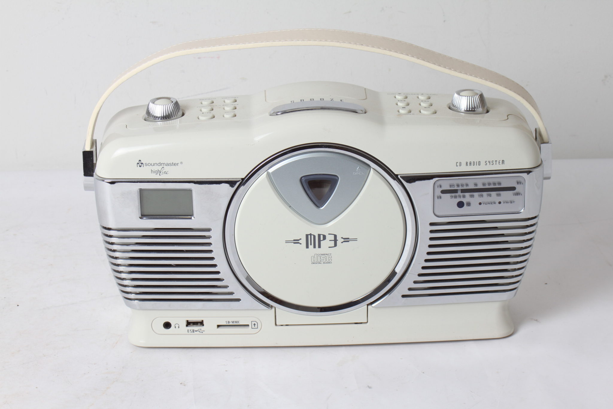 Radio-réveil Lecteur CD / MP3 / Port USB – Soundmaster