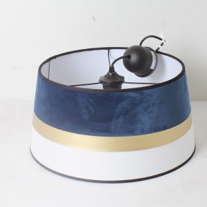 Suspension en coton et velours