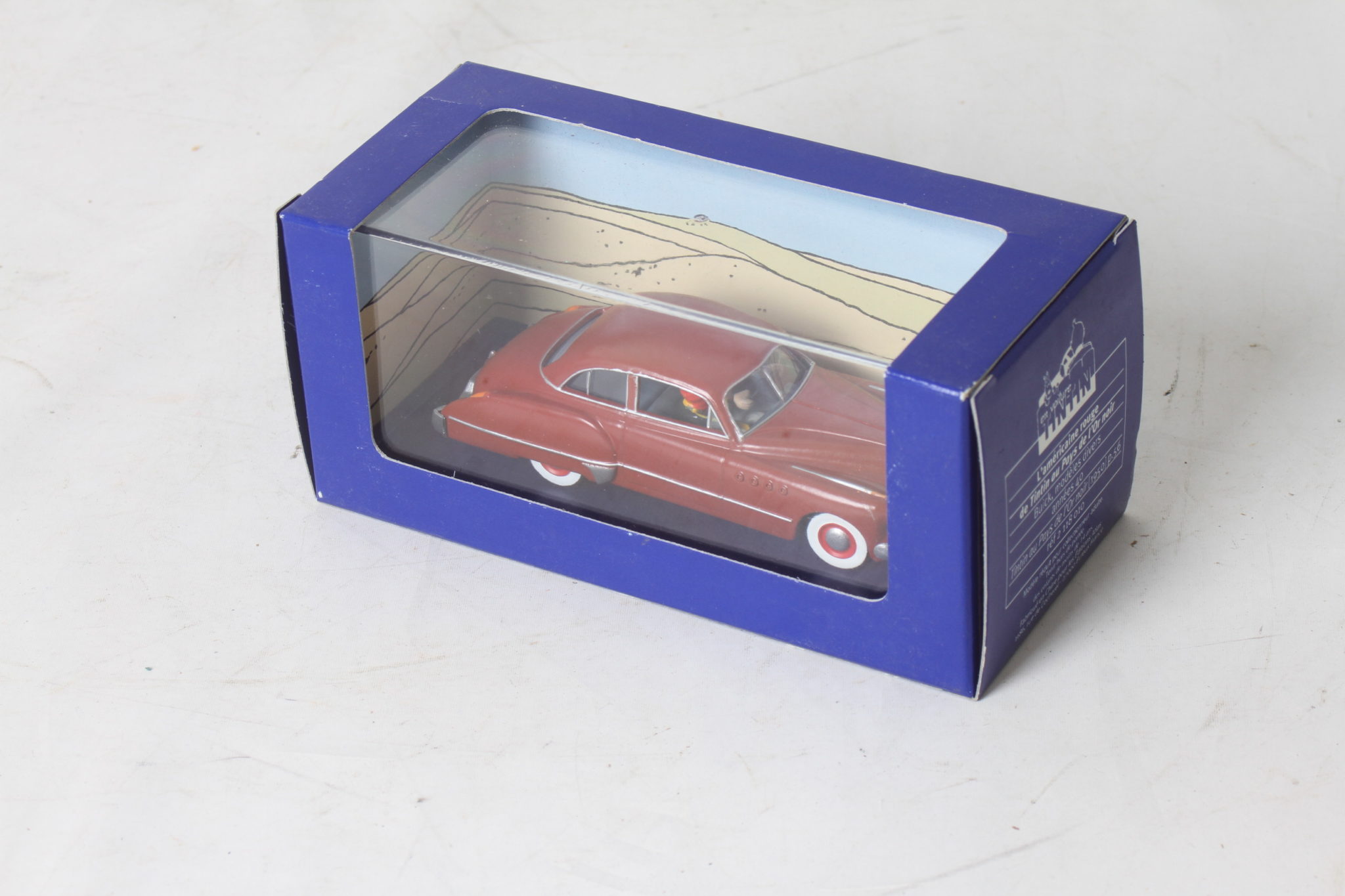 Véhicule miniature de collection « En voiture Tintin »  Tintin au pays de l&rsquo;or noir – Buick