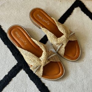 Mule en rafia Nora Donna Lucca