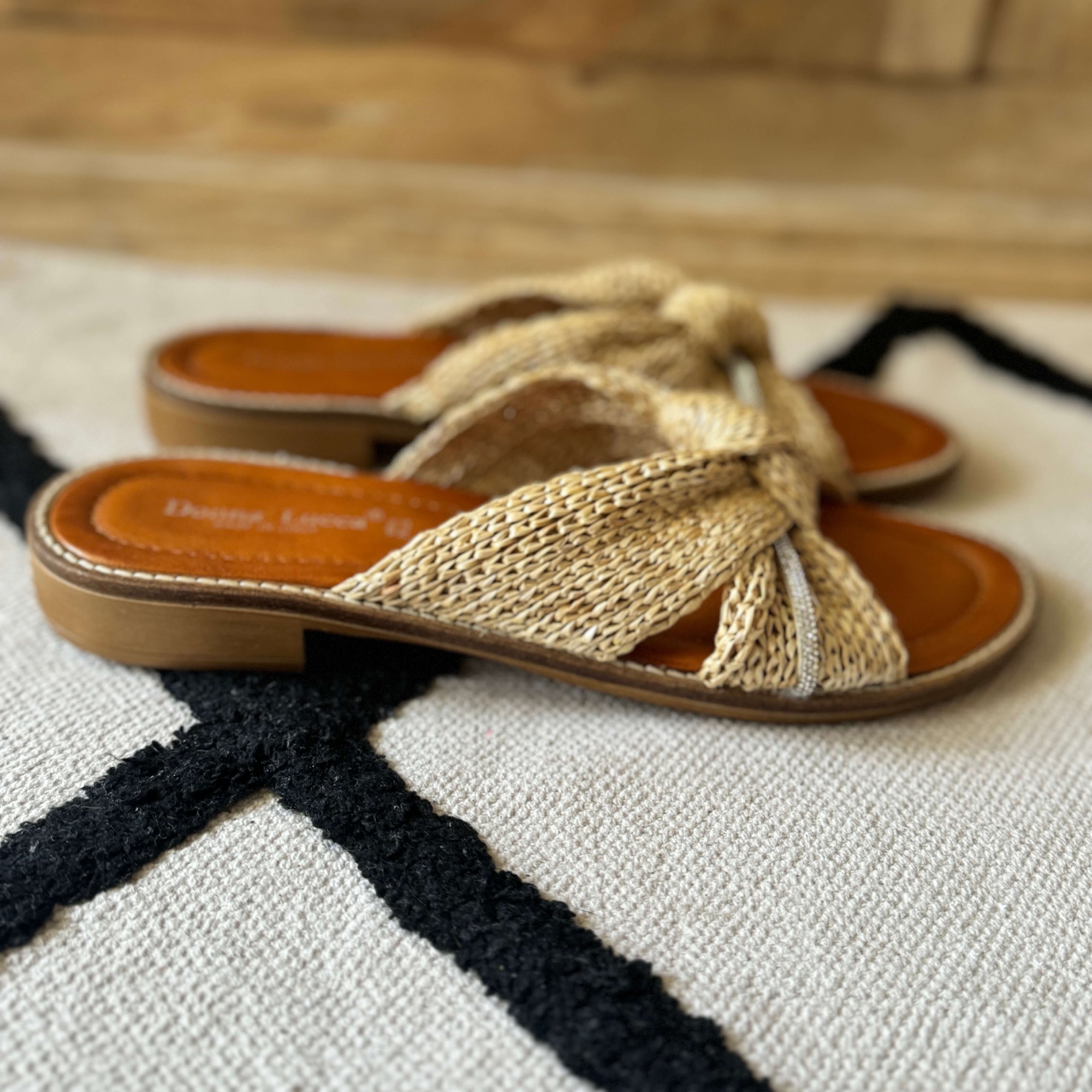 Mule en rafia Nora Donna Lucca