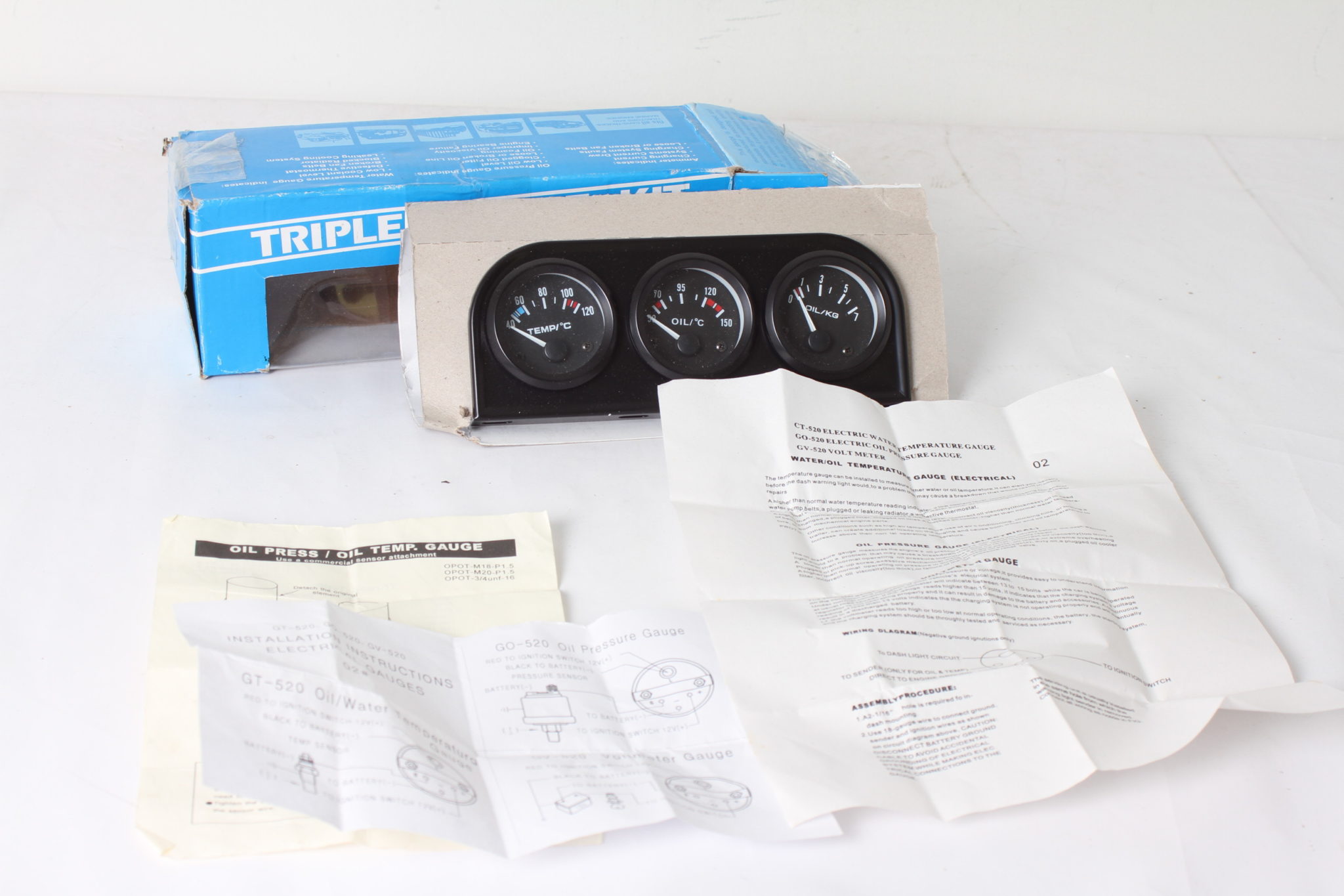 Kit de jauge triple – AW-C3