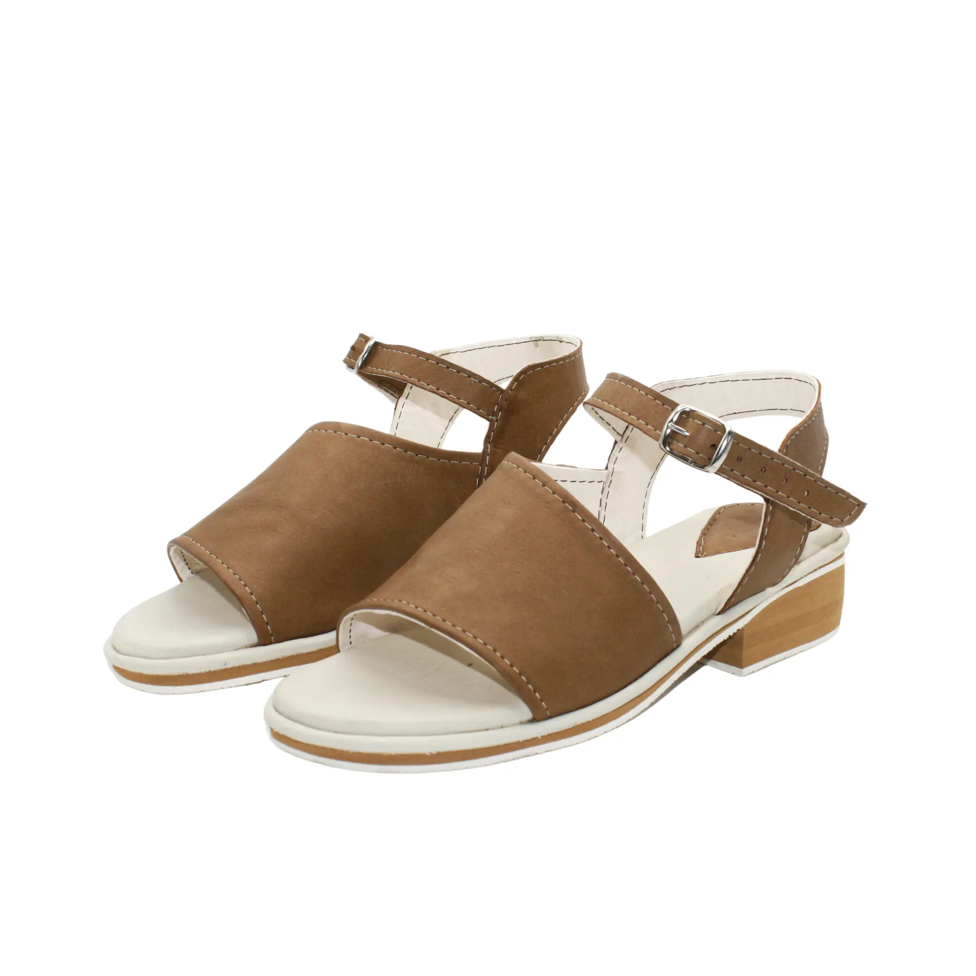 Sandales Femme Cuir Marron – Élégance Naturelle et Confort au Quotidien