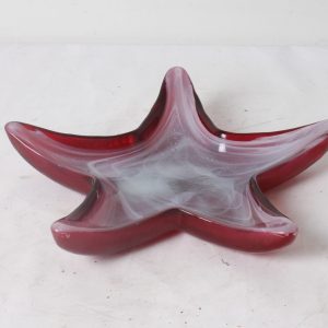 Vide poche étoile en verre